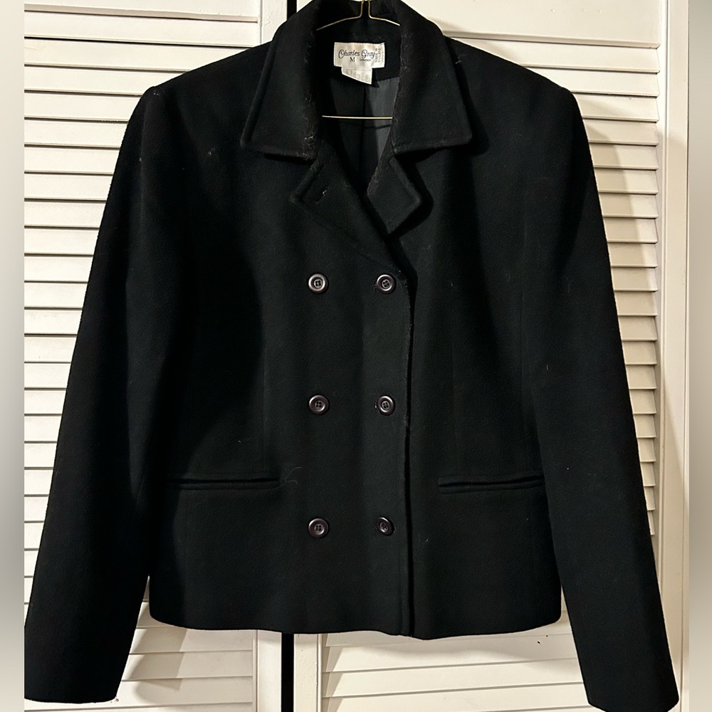 Charles Gray Womens Pea Coat
